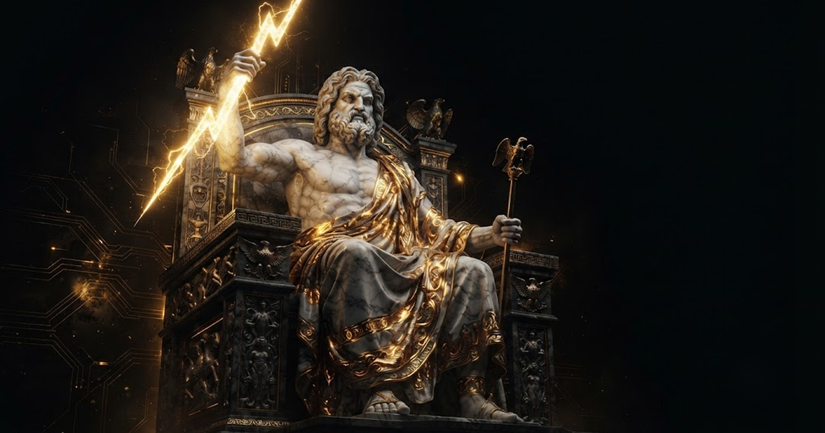Zeus, evoking the industry bet on one giant all-powerful general model