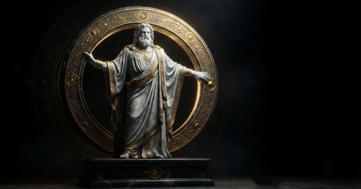 Aion, evoking the cryptographically signed audit record that stands unaltered across time