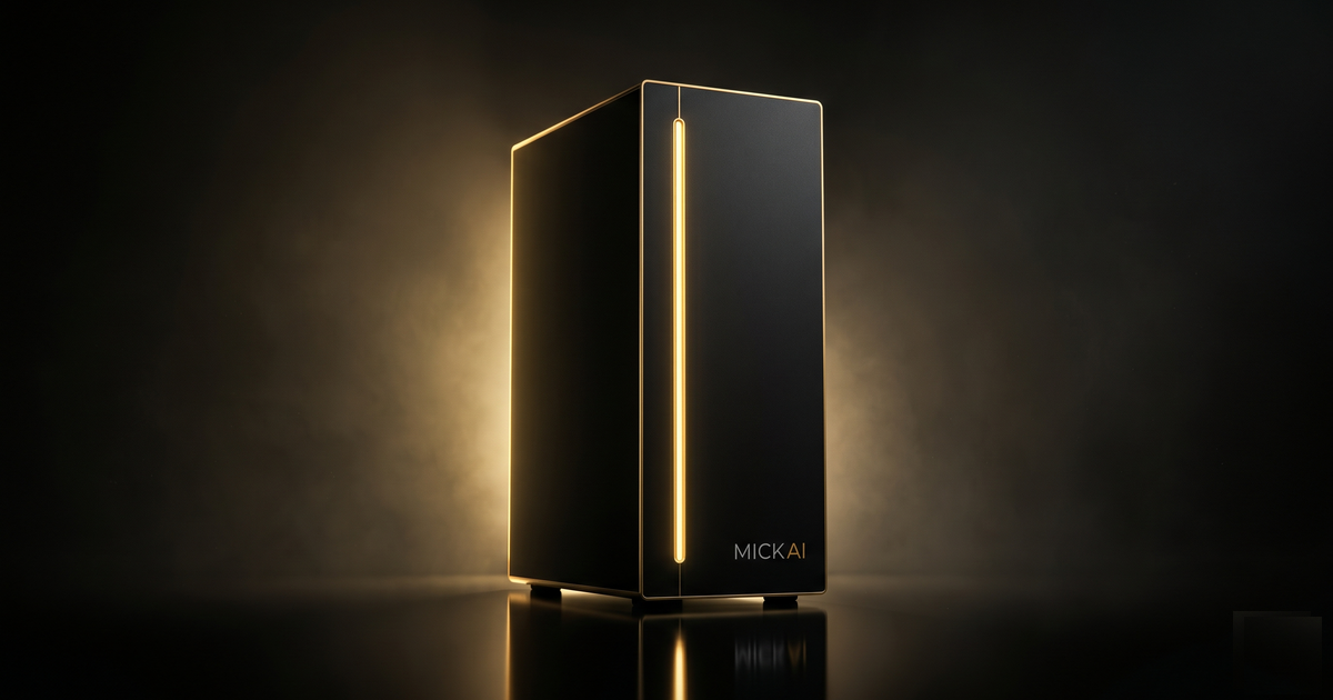 The Mickai Workstation, the improved cinematic render