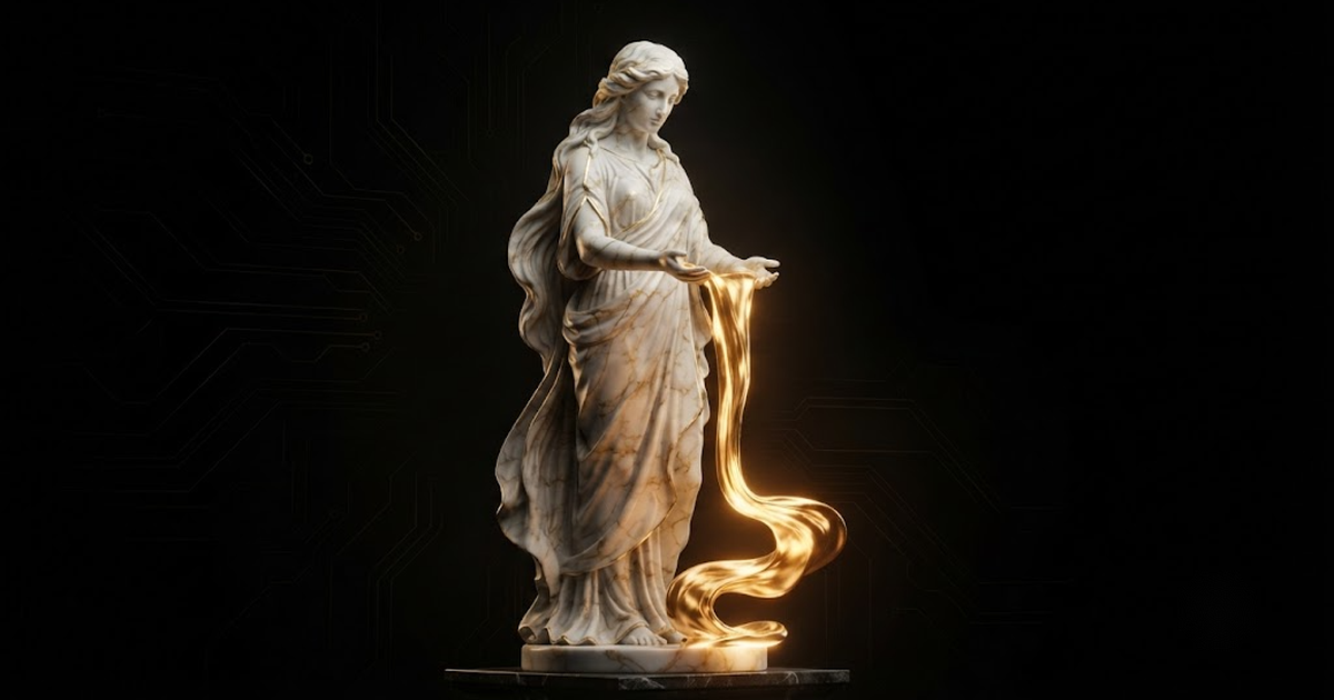 Mnemosyne, evoking memory the customer owns that sits on their own storage and never leaves