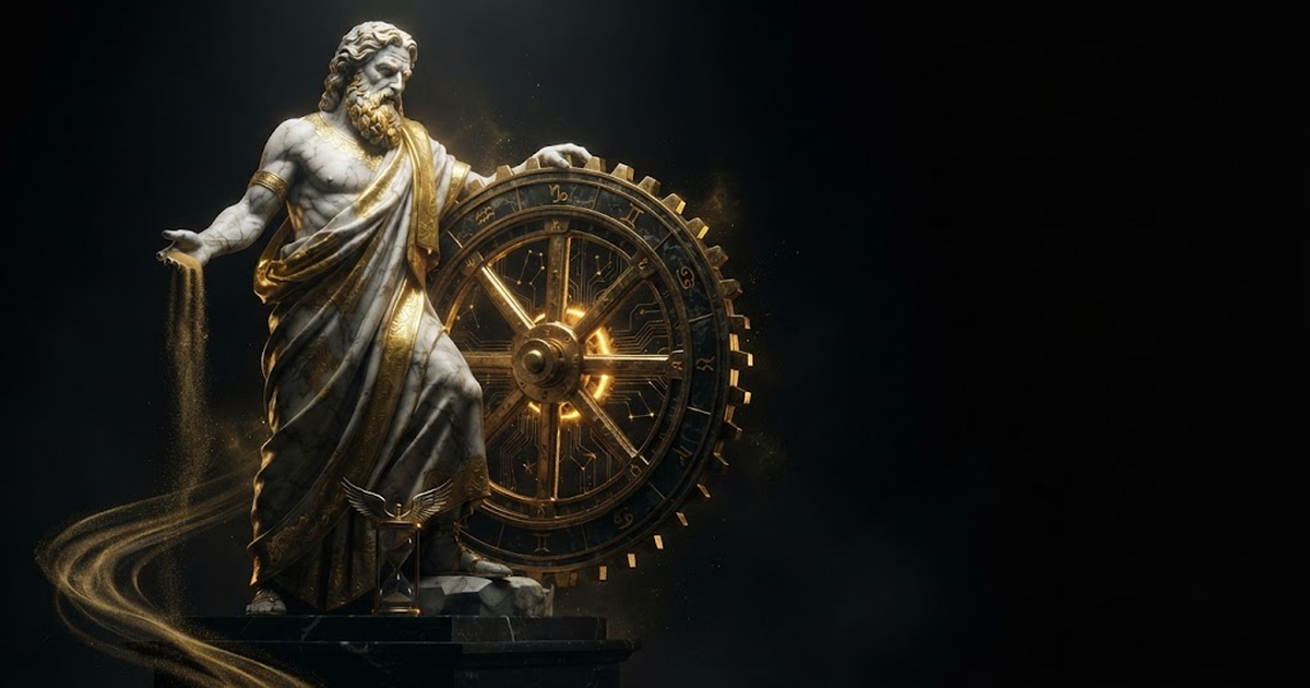Chronos, evoking how funding removes time from the schedule without changing the technology itself