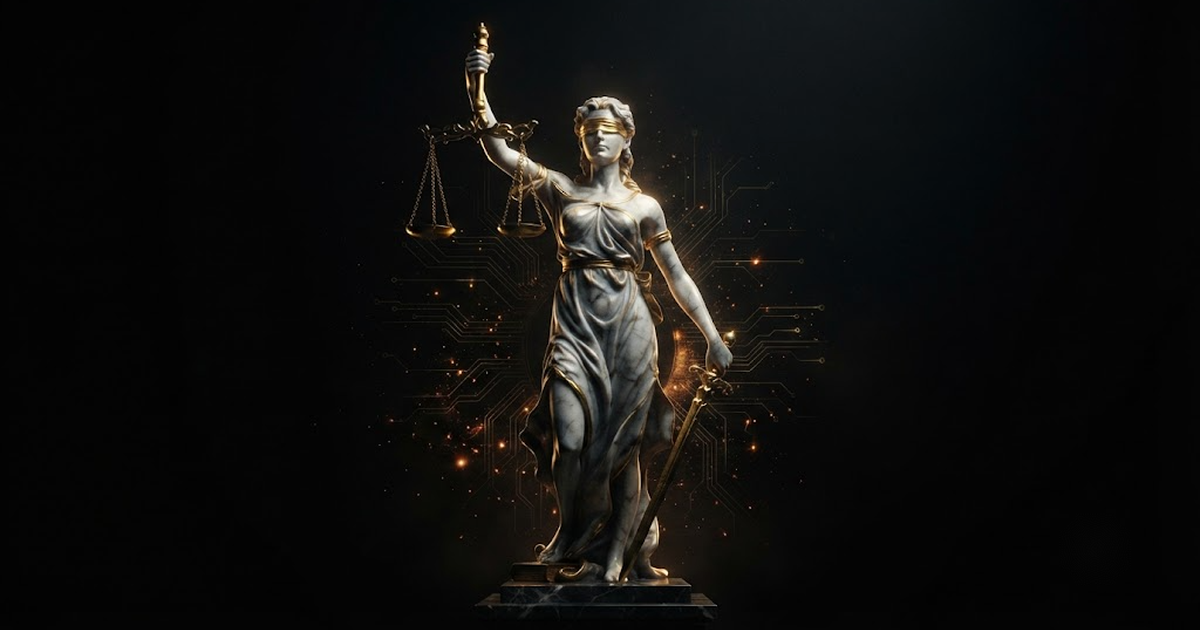 Themis, evoking the filed patent moat and documented governance behind the team