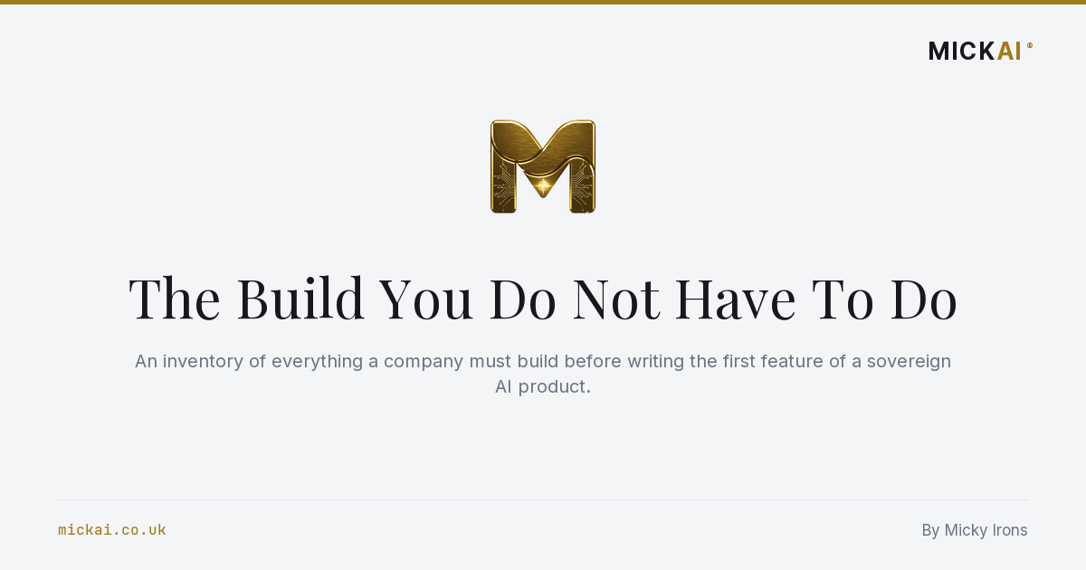 The Build You Do Not Have To Do