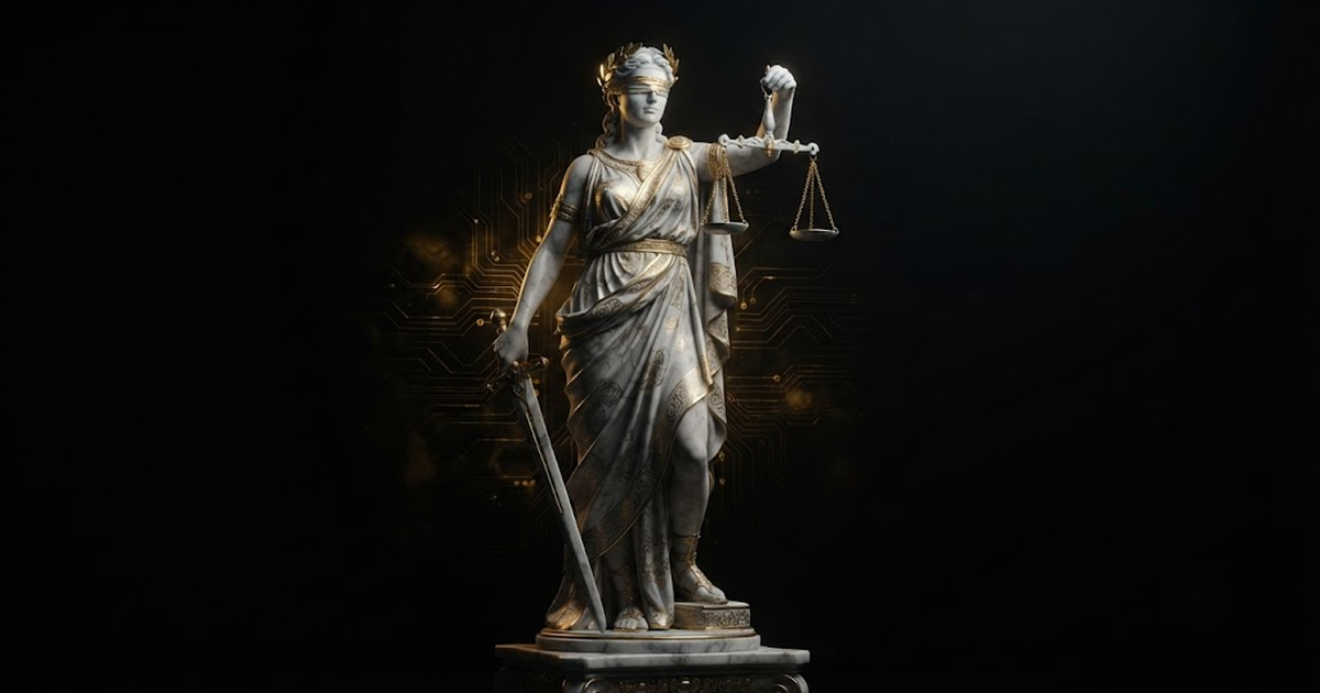 Themis, evoking the filed patent claims that write the moat down and make it hold