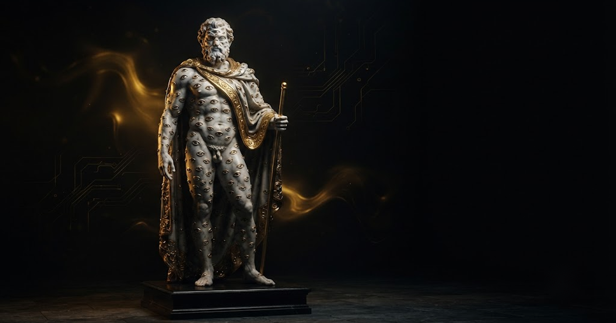 Argus Panoptes, evoking the cryptographically signed Open Audit Record that captures every action tamper evident and complete