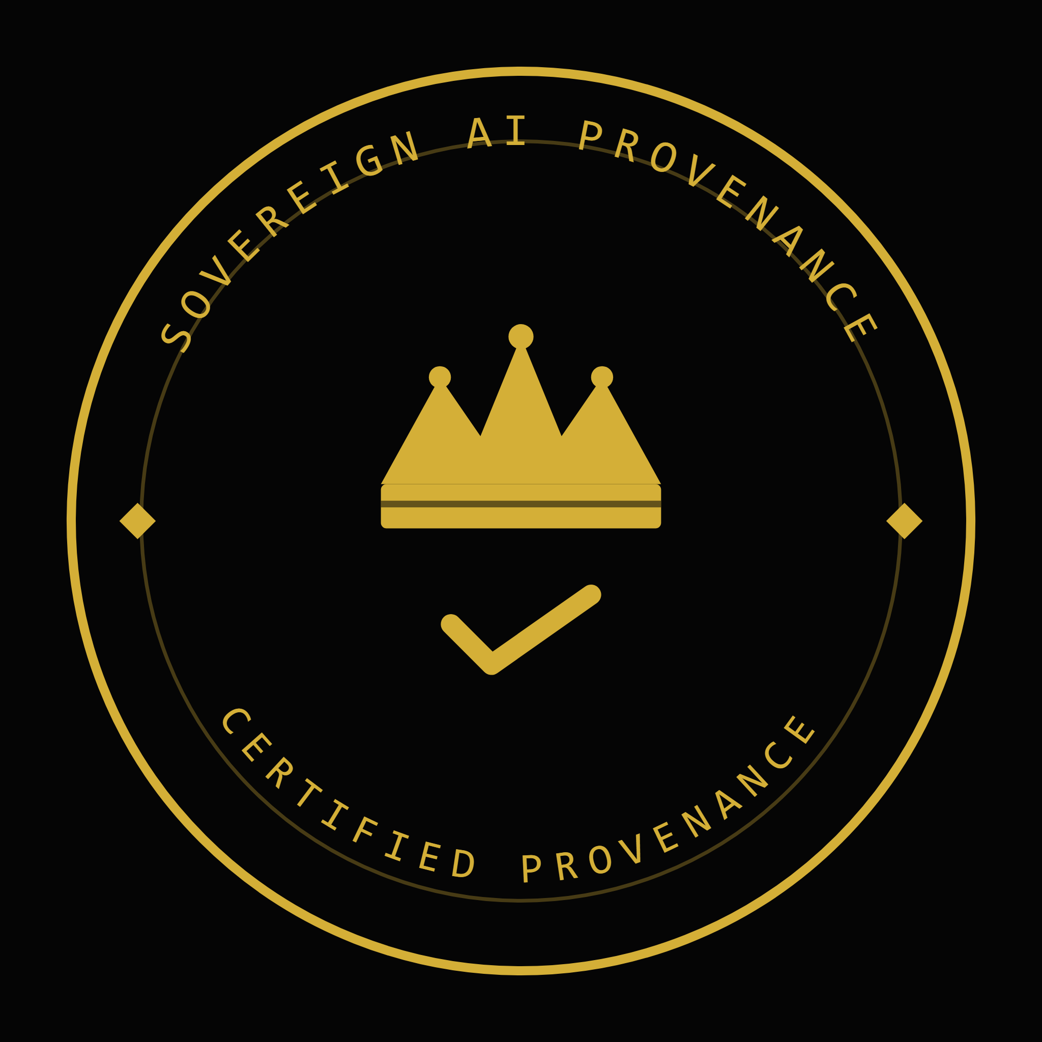 The Sovereign AI Provenance Mark, MICKAI Global Trustmark, AI Verified, Cryptographic Provenance