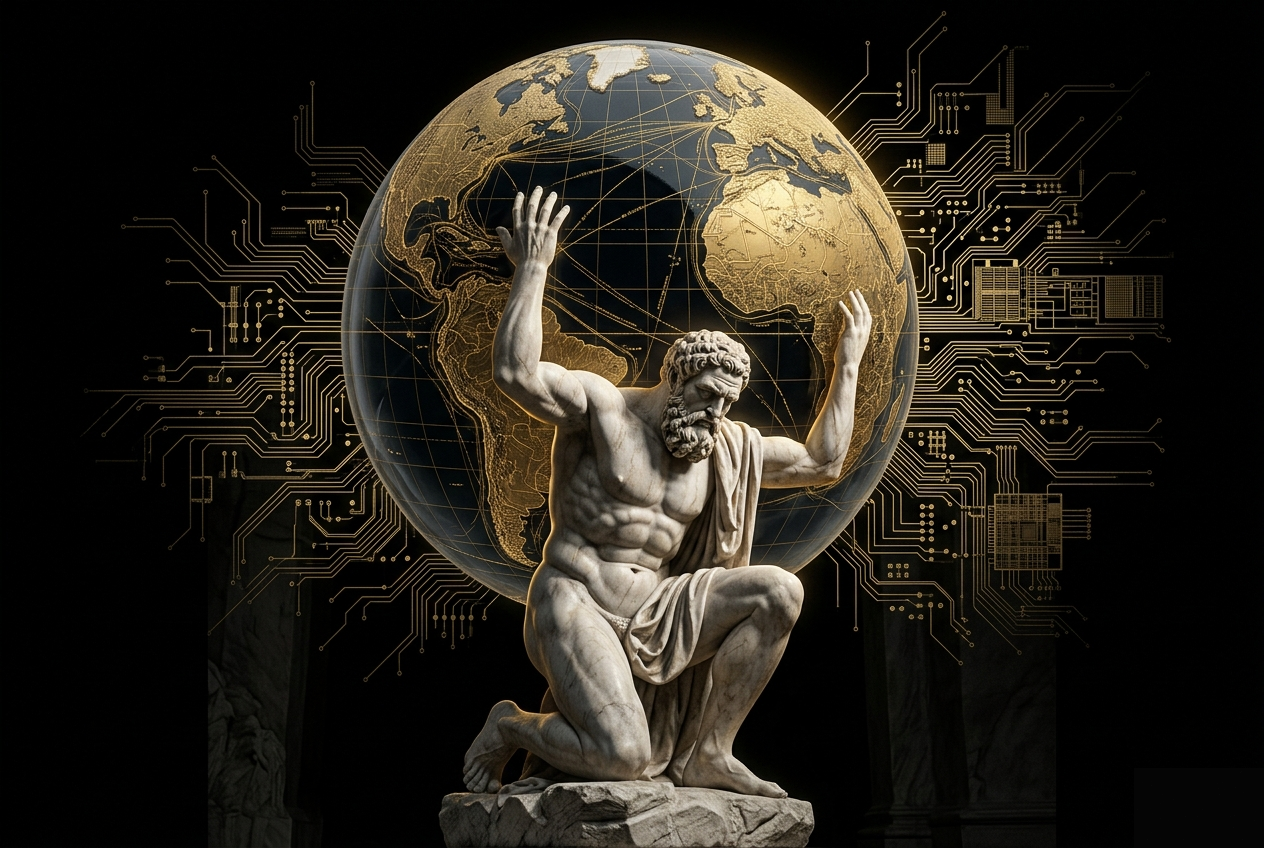 An Olympian rendering of the open collaboration behind the Mickai filed patent portfolio.