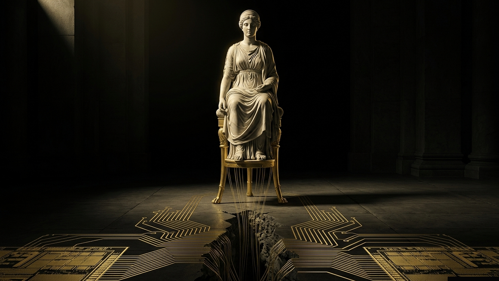 Vault, the local model registry, as a Greek treasury of sealed knowledge