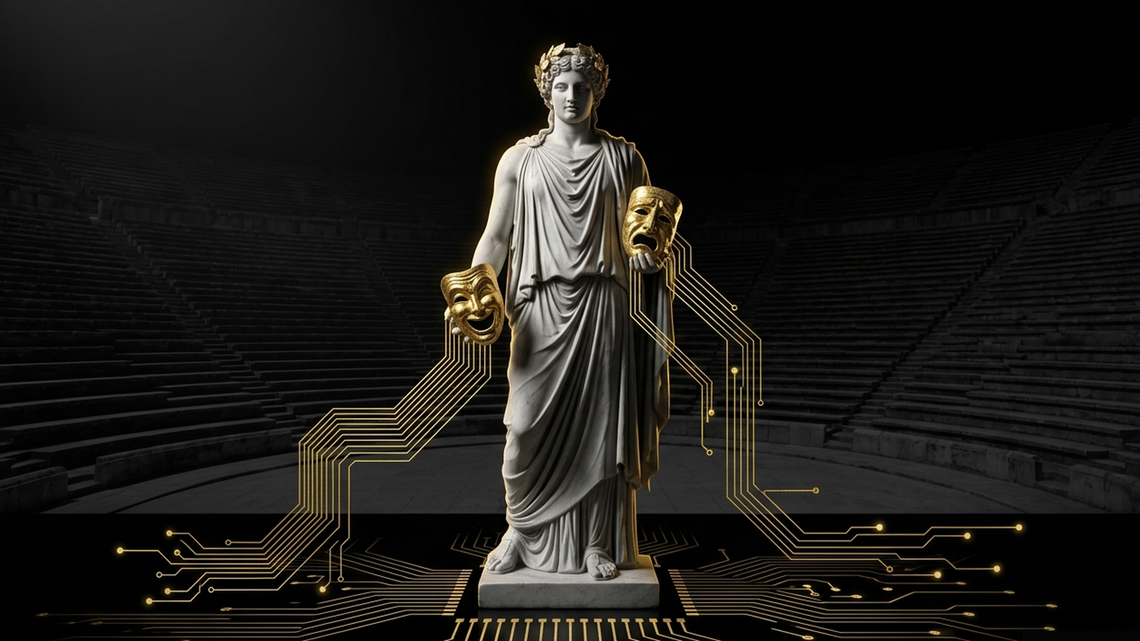 Motion, the video studio, as a cinematic Greek frieze in motion