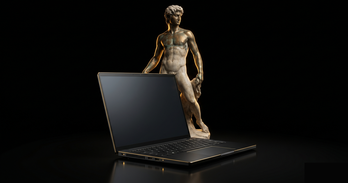 The HELIOS Phaethon, a low-power off-grid sovereign laptop in obsidian and gold